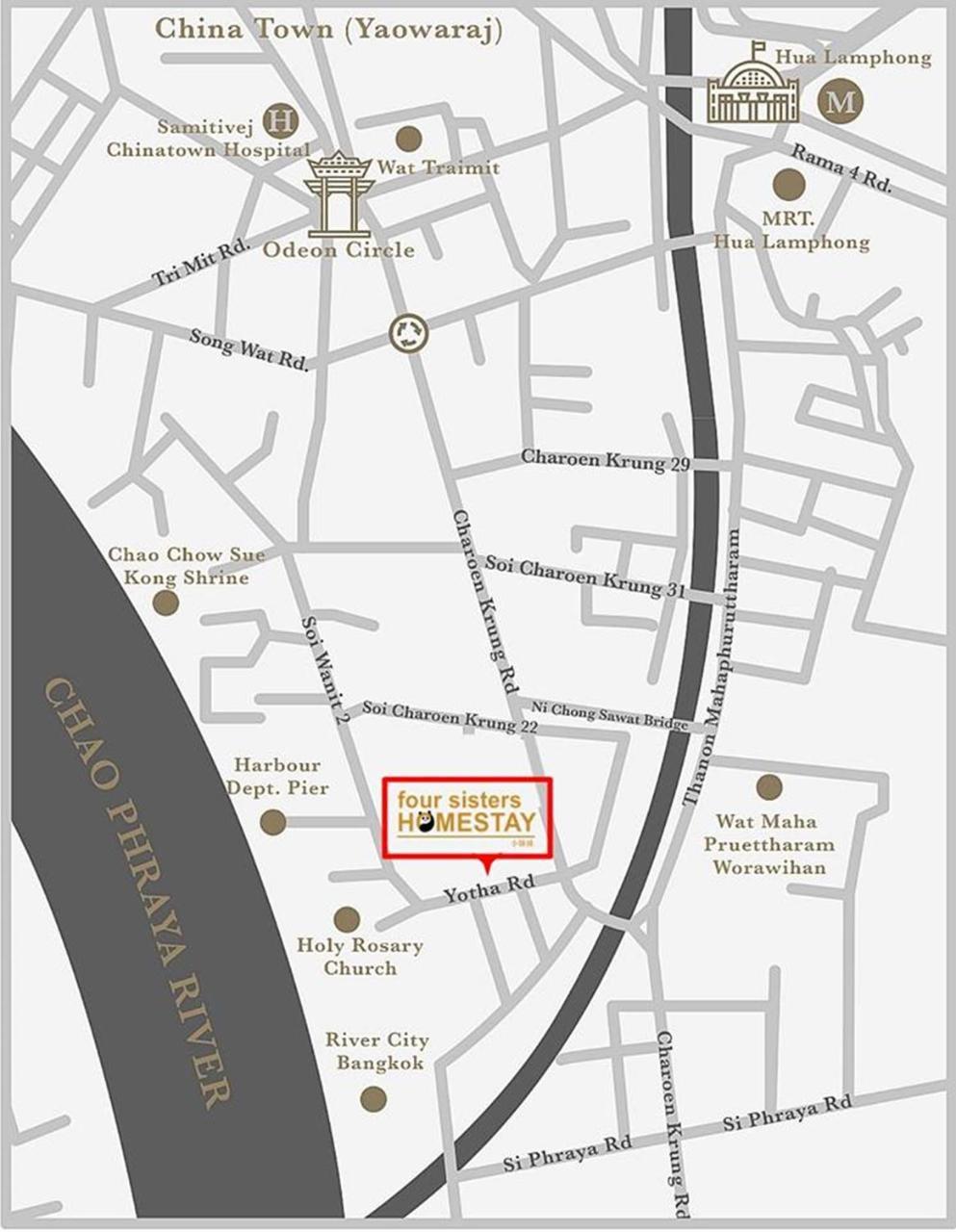 Four Sisters Homestay Bangkok Exteriör bild